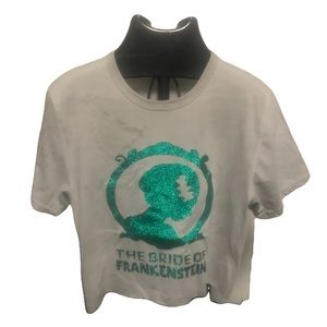 Bride of Frankenstein crop top